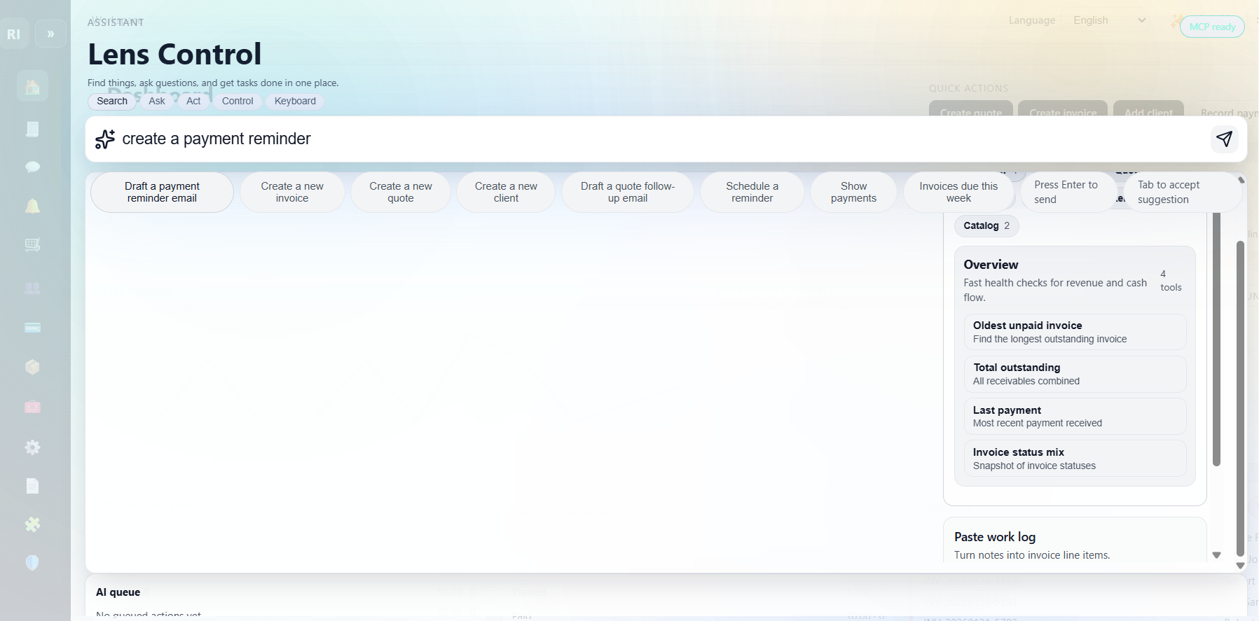 Radivate_Invoices_smart_interface_2